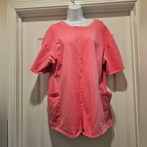 Free People Hot Shot Tee Romper